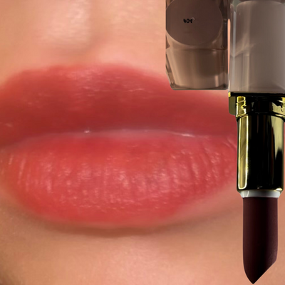 Lip Matte Cream long lasting waterproof moisturizer formula lipstick | Color #004: Bean Paste & Taro Puree, 1 oz (packaging may vary)