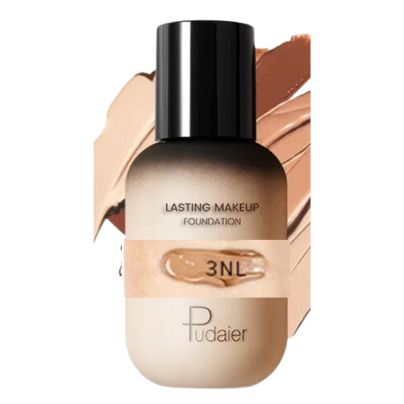 Concealing 3-NL 24-Hour (Color: Natural Light 3) Liquid Foundation For Face & Body Full Coverage - Invisible Pores, Covering Blemishes, 1 fl. oz