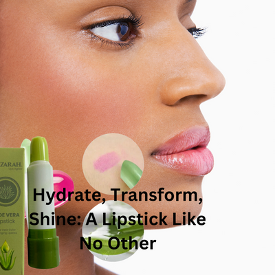 Aloe Vera Revitalizing Color-Changing Lipstick | Hydrating, Anti-Drying & Moisturizing Formula, LOT OF 2, 1 Fl. oz