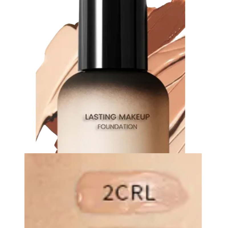 Long-Lasting Face & Body Foundation:(10 various colors) - Invisible Pore Coverage, Blemish Concealer, 1.6 Oz. (packaging may vary)