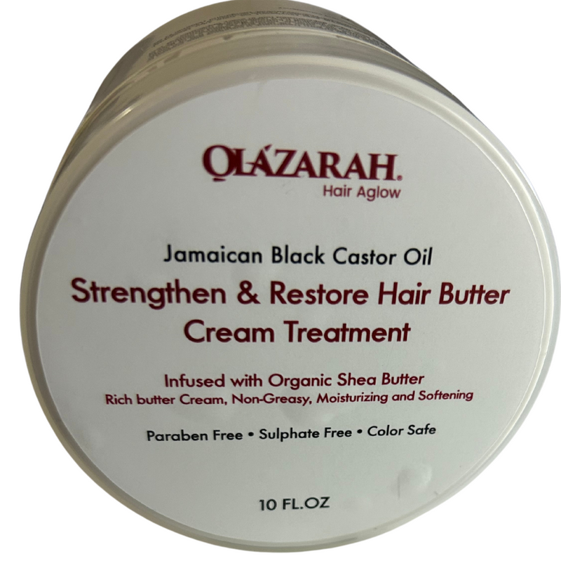 Jamaican Black Castor Oil Strengthen & Restore Hair Butter Cream Treatment, Rich butter Cream, Non-Greasy, Moisturizing and Softening, Infused with Shea Butter, 10 Fl. oz