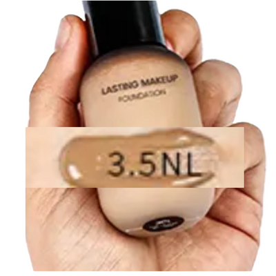 Long-Lasting Face & Body Foundation:(10 various colors) - Invisible Pore Coverage, Blemish Concealer, 1.6 Oz. (packaging may vary)