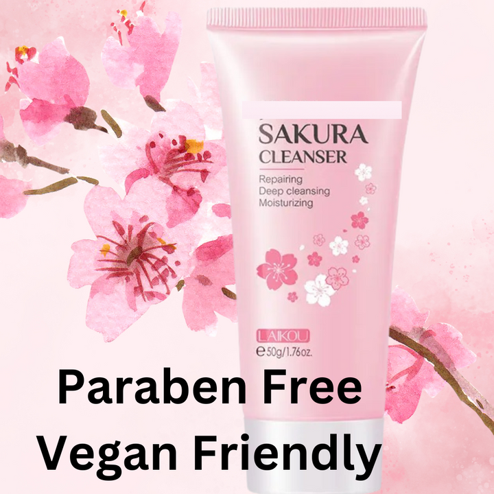 洗顔料 sakura.bloom Cherry Blossom Facial Cleanser - Moisturizing & Repairing