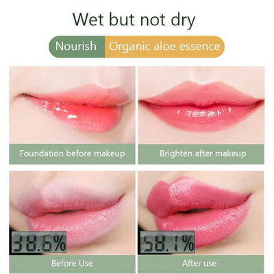 Aloe Vera Lipstick Long Lasting Nourishing Soothing Lip Balm Magic Temperature Color Change Lip Gloss  (4pcs), 2 oz