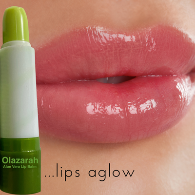 Aloe Vera Lipstick Long Lasting Nourishing Soothing Lip Balm Magic Temperature Color Change Lip Gloss  (4pcs), 2 oz