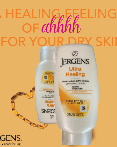 Jergens Hand & Body Lotion for Dry Skin – Deep Moisturizing Formula, (2 pcs), 3 oz