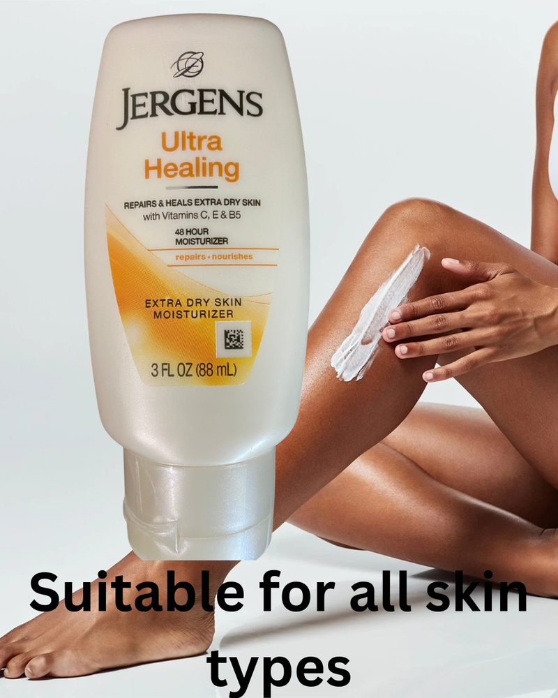 Jergens Hand & Body Lotion for Dry Skin – Deep Moisturizing Formula, (2 pcs), 3 oz