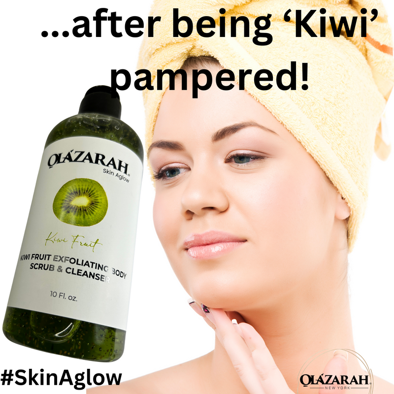 Kiwi Fruit Exfoliating Body Scrub & Cleanser, 10 fl. oz.