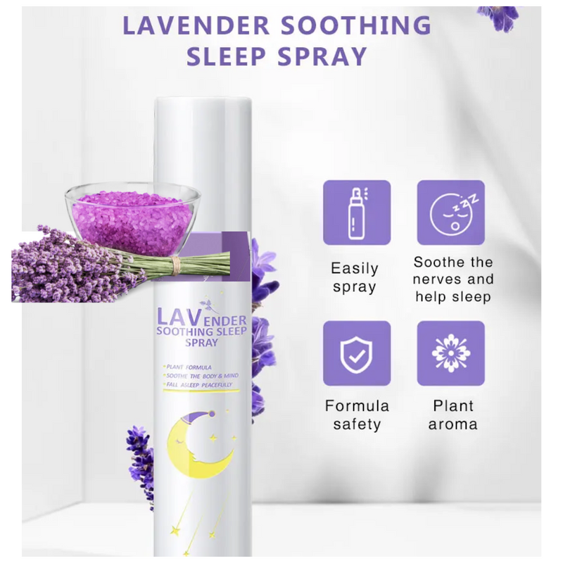 Lavender Soothing Sleep Spray | Pillow Spray with Plant Formula That Soothes the Body & Mind Fall Asleep Peacefully, 2 oz.