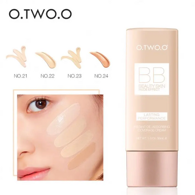 Lasting Performance BB Beauty Skin – Nude Effect Lightweight BB Liquid Foundation Cream, Suitable for All Skin Types – Shade #22 (Natural)
