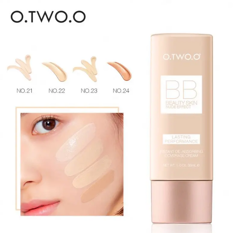 Lasting Performance BB Beauty Skin – Nude Effect Lightweight BB Liquid Foundation Cream, Suitable for All Skin Types – Shade 