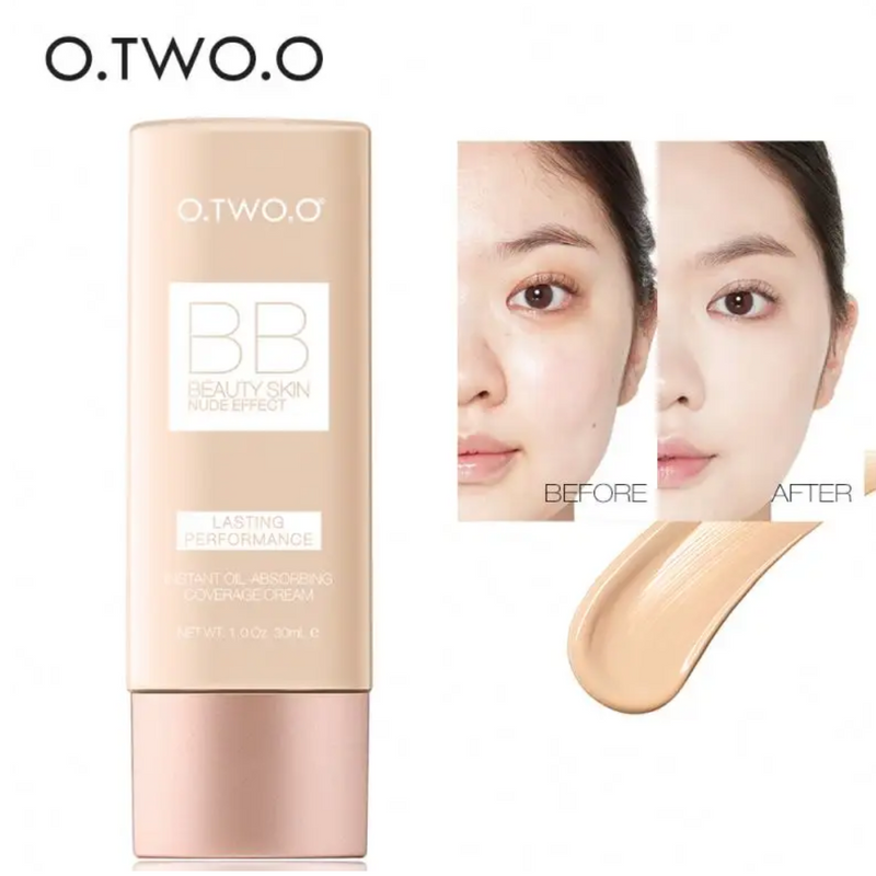 Lasting Performance BB Beauty Skin – Nude Effect Lightweight BB Liquid Foundation Cream, Suitable for All Skin Types – Shade 