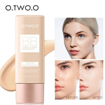 Lasting Performance BB Beauty Skin – Nude Effect Lightweight BB Liquid Foundation Cream, Suitable for All Skin Types – Shade #22 (Natural)