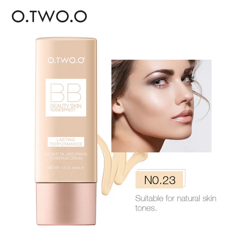Lasting Performance BB Beauty Skin – Nude Effect Lightweight BB Liquid Foundation Cream, Suitable for All Skin Types – Shade 