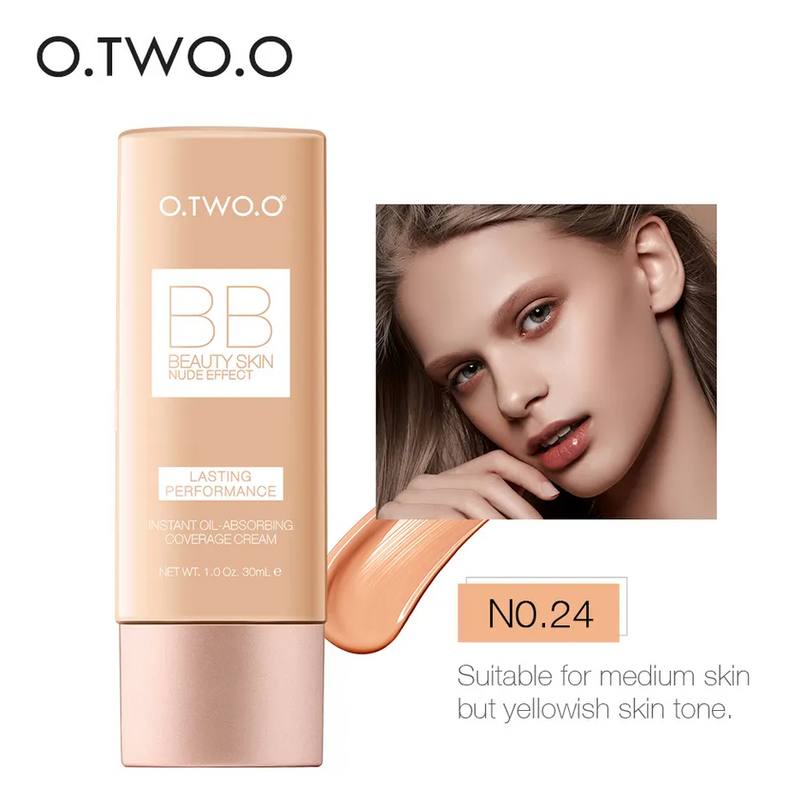 Lasting Performance BB Beauty Skin – Nude Effect Lightweight BB Liquid Foundation Cream, Suitable for All Skin Types – Shade 