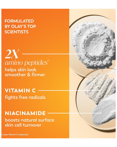 Olay Ultimate Vitamin C Hydrating Moisturizer, 1.7 oz., Day Face Cream, Non-Greasy, Fragrance-Free (packaging may vary)