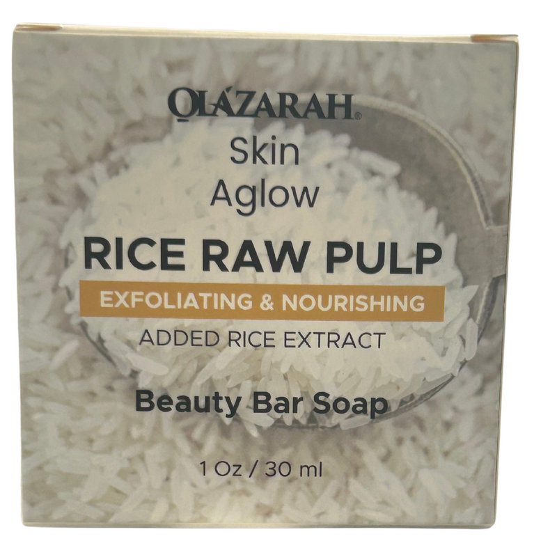 Brightening & Anti-Aging Organic Rice Soap – Hydrating Care for All Skin Types, (4 pkts), 4 oz