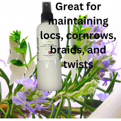 Detangling Leave-In Hair Mist Spray with Rosemary & Mint – Frizz Control, Hydration, and Curl Perfection for All Hair Types