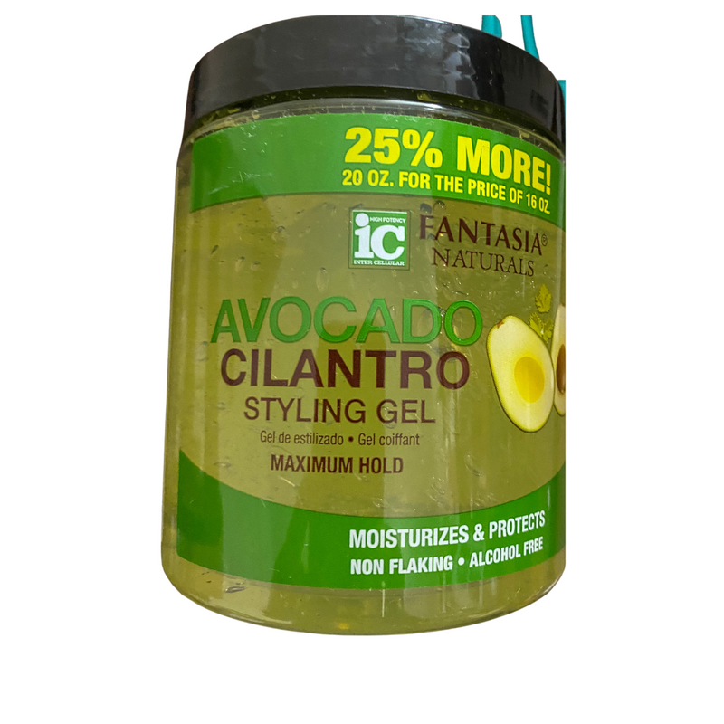 Fantasia Avocado Cilantro Styling Gel, 20 Oz